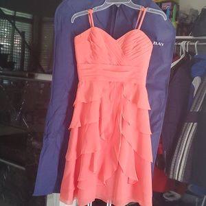 Coral Bridesmaid Dress